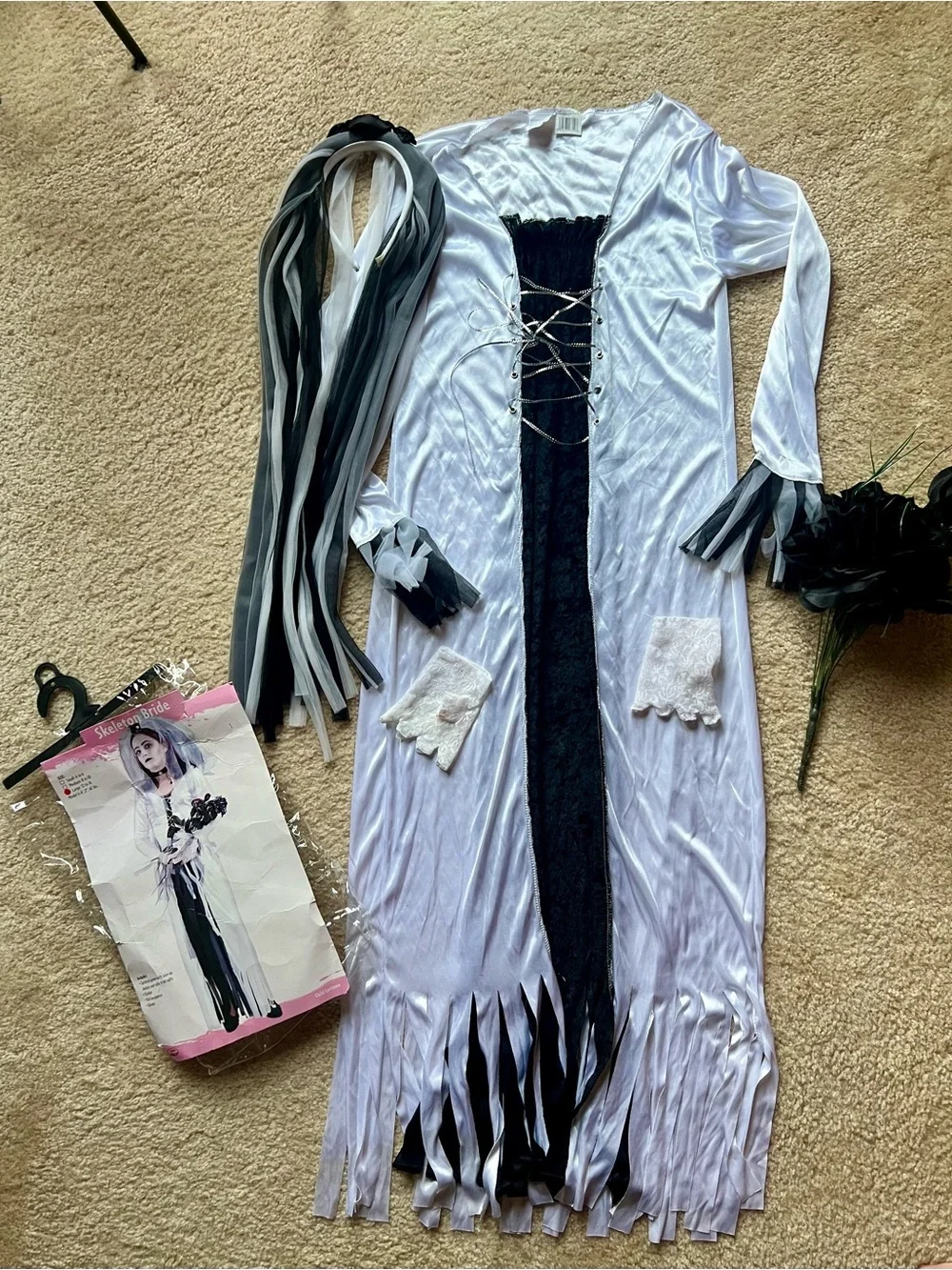 Skeleton Bride Child Costume